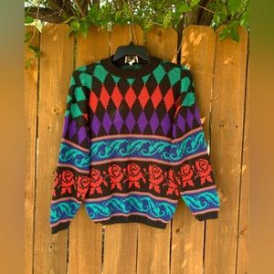 90s Vintage Croquet Club sweater size Medium.